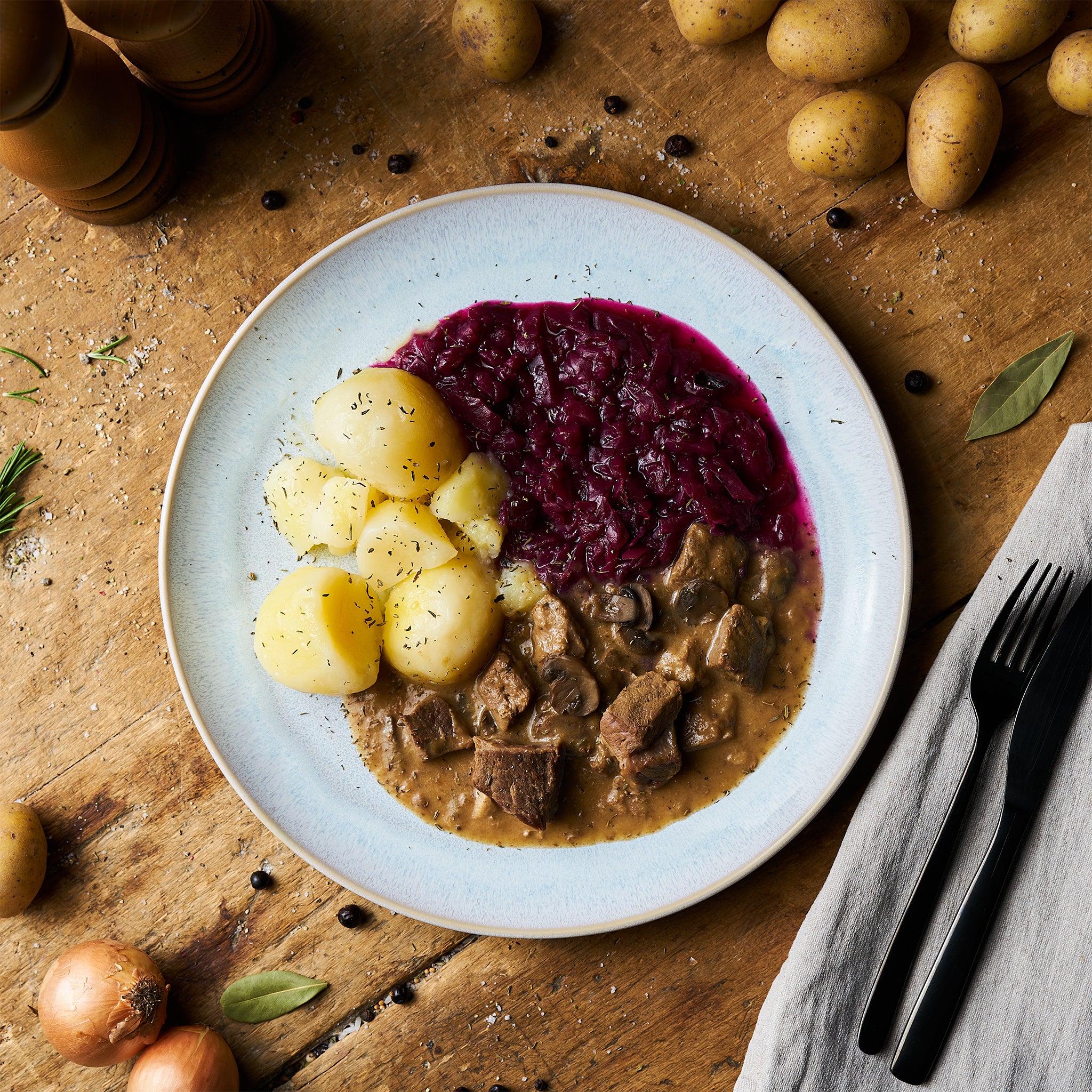 Rotkohl mit Preiselbeeren