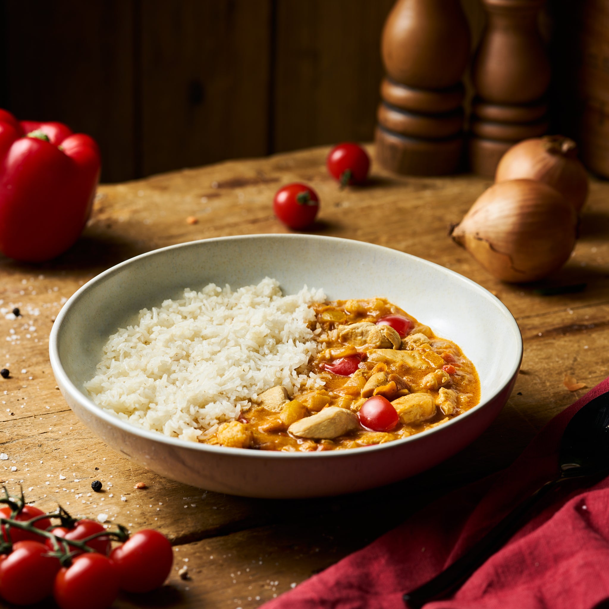 Chicken Tikka Masala mit Basmatireis