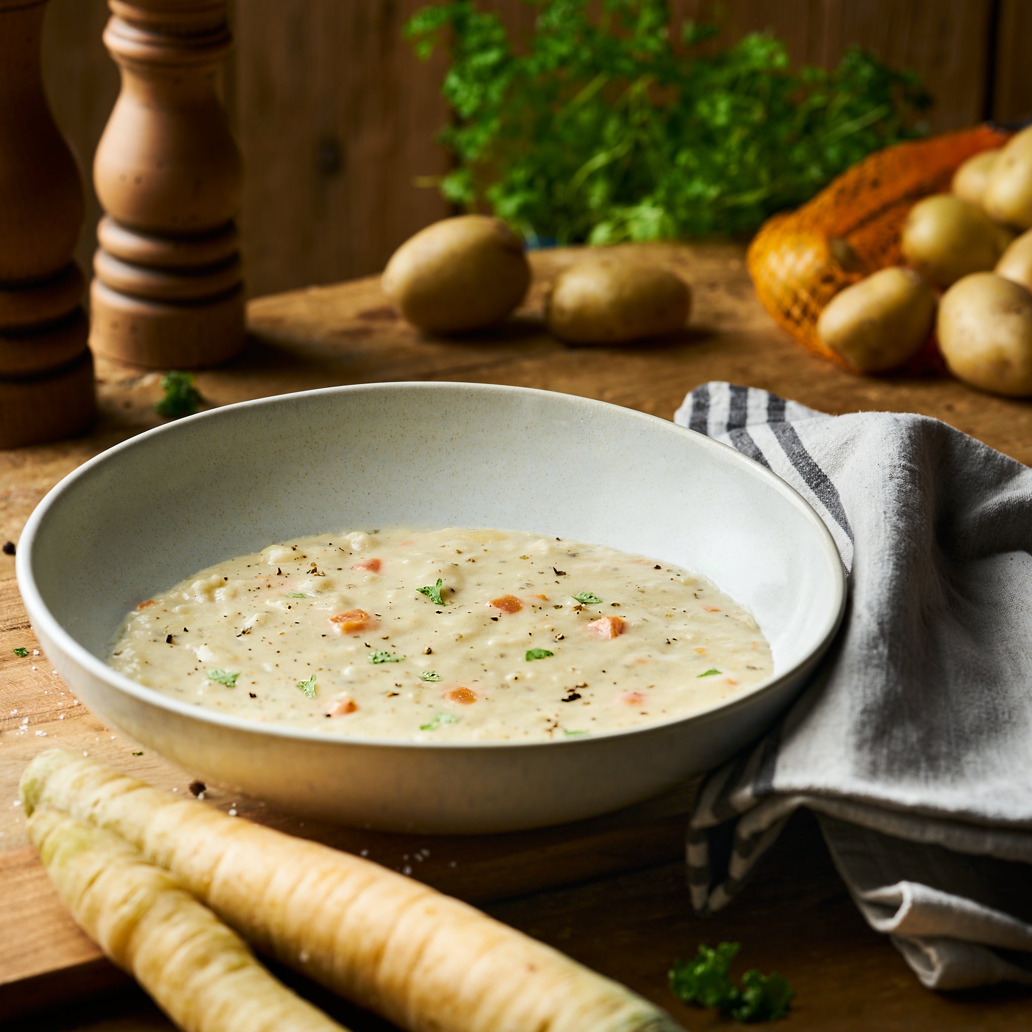 Kartoffelrahmsuppe
